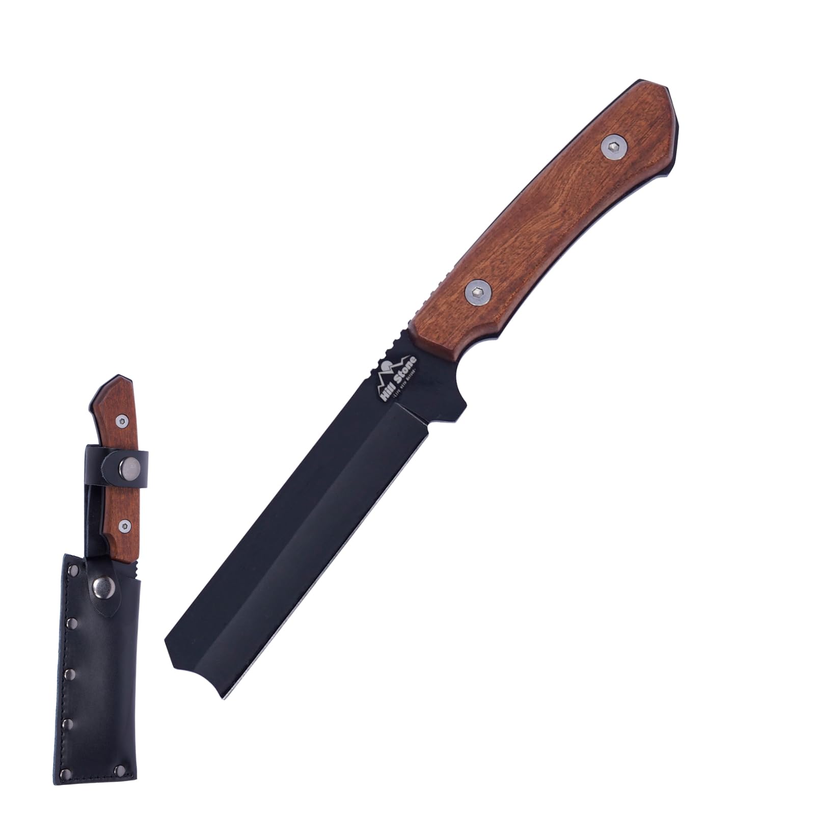 キャンプにねー　ナタ( ꈍᴗꈍ)○勘と有ります、　刃は15cm位です(✿^‿^) Amazon.co.jp: Fkstyle【フルタング角型アウトドア鉈】厚刃3.7mm
