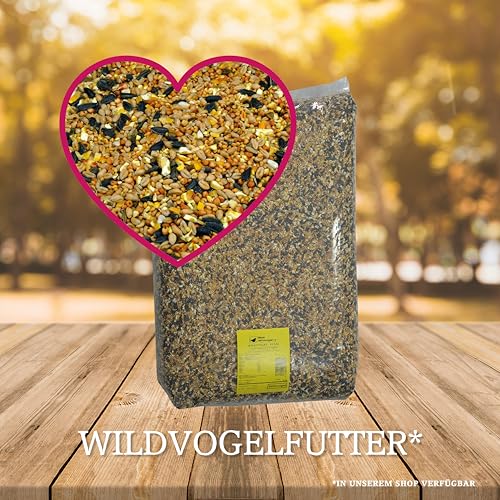 MeinWildvogel Erdnussbutter Wildvogelfutter 5kg, streichzarte Erdnusspaste, Weichfutter, Fettfutter mit Erdnüssen & Saaten, Ganzjahresfutter für Weichfresser wie zb. Meisen, Kleiber, Vorratseimer