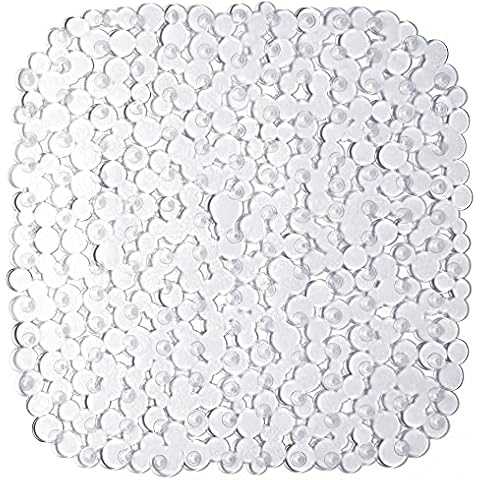 Bathsafe Ovale, quadratische Eck-Duschmatte für Badewanne Cover