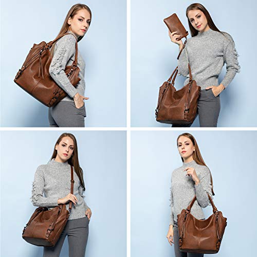 Realer WB148418RE-NEW Tote Bag For Women Pu Leather Shoulder Bags Fashion Hobo Bags Large Purse And Handbags thumb #5