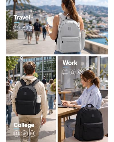 Hanke Travel Backpack for Women Men, 15.6 Inch Laptop College Backpack - image 2
