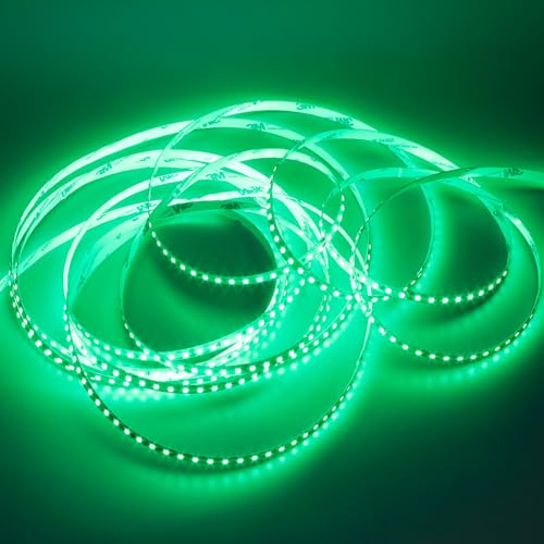GOMING DC 24V 10M Green LED Strip Light 1200LEDs SMD2835 90W High Brightness No-Waterproof IP20 Flexible Ribbon for Garden Backyard Hallways Stairs Decoration Lighting(No Power Supply) - Image 4