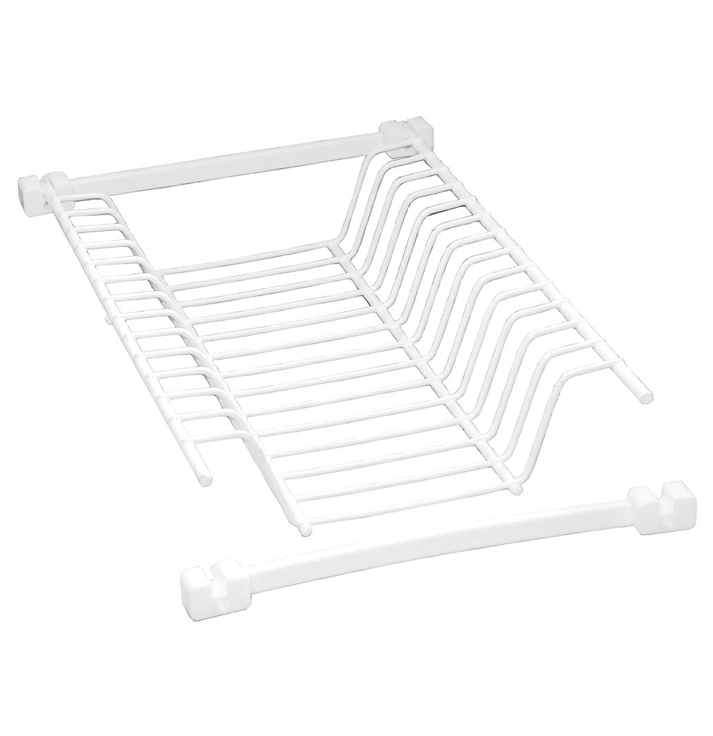 LMG Juego escurridor plastificado de Platos y Vasos para Colgar de Muebles de Cocina (450)