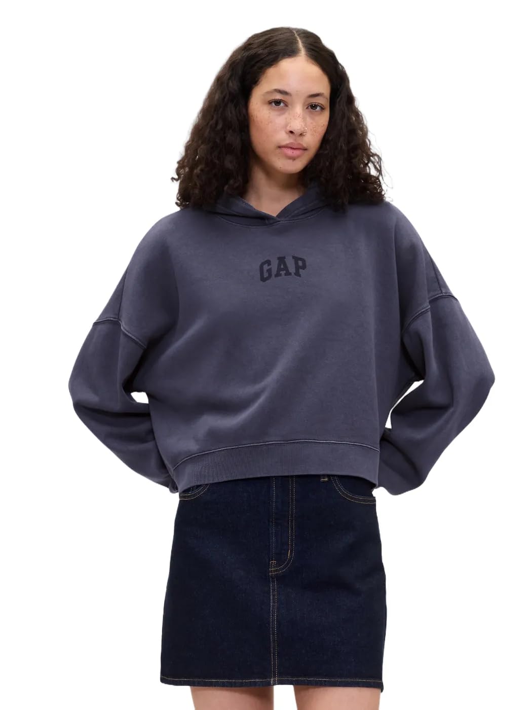Women's Logo Hoodie Hooded Pull-on Sweatshirt