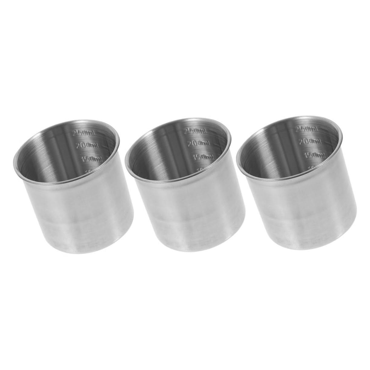 ABOOFAN 9 Pièces Tasse à mesurer verre doseur tasse à écailles de riz balance de cuisine tasses à mesurer de cuisine tasse de riz support de mesure de cuisine bac à glace Acier inoxydable