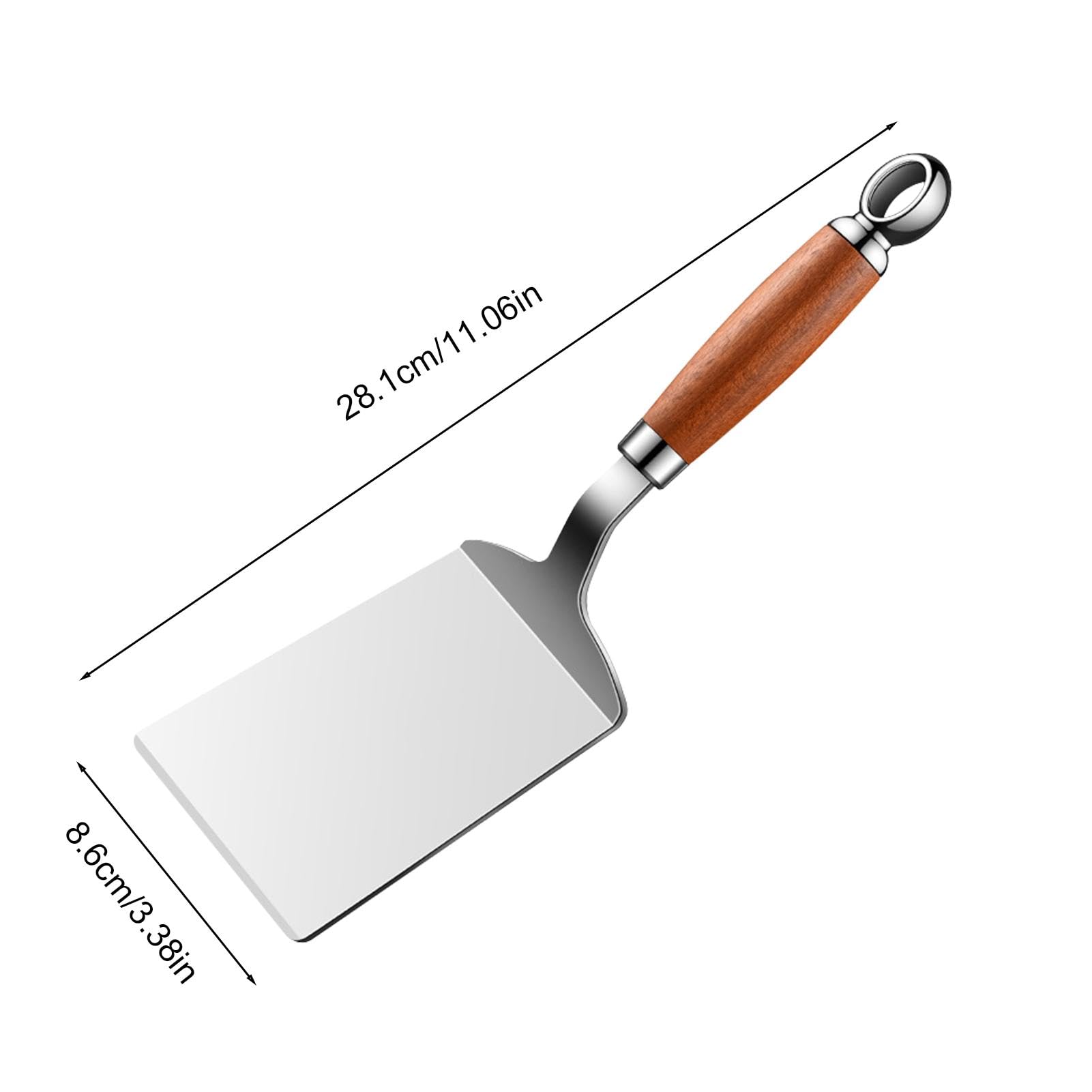 Amazon | 耐熱ヘラ、盛り付け・回し用金属ヘラ | キッチン用スパチュラ