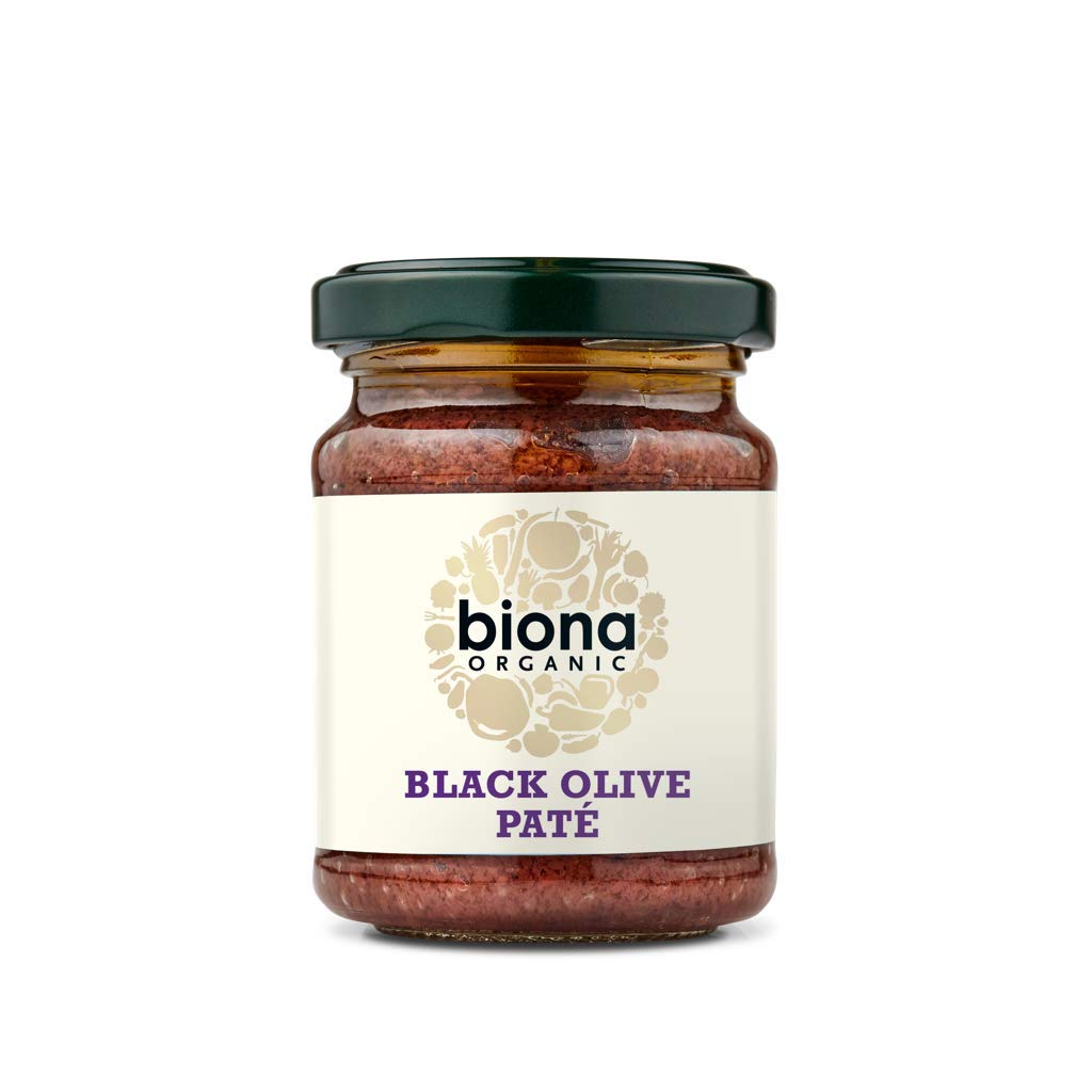 Organic Black Olive Pate (160g) - x 2 *Twin DEAL Pack* by Biona