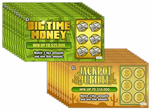 Prank Gag Lottery Tickets, These Lottery Ticket Scratch Off Cards Look Super Real Like A Real...