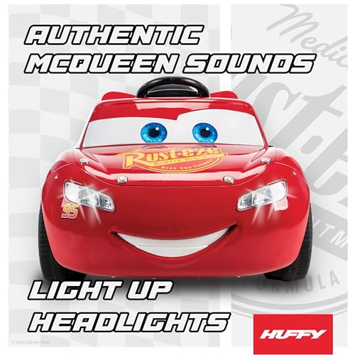 Huffy 17348WP Disney Lightning McQueen Kids Electric Ride On Car, Red – Ansicht 8