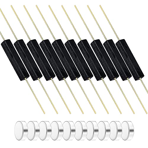 GUUZI 10pcs Interruttore Reed in Plastica 3*14mm Interruttore a Induzione