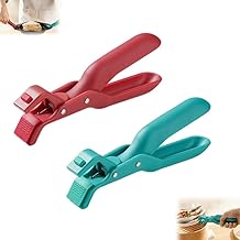 Multi-Purpose Anti-Scald Bowl Holder Clip for Kitchen, Silicone Anti Scald Bowl Holder Dish Plate Gripper, Pot Dish Pan Clips Tongs Clamp Holder, Kitchen Tool Cooking Anti Scalding Gripper (2PCS)