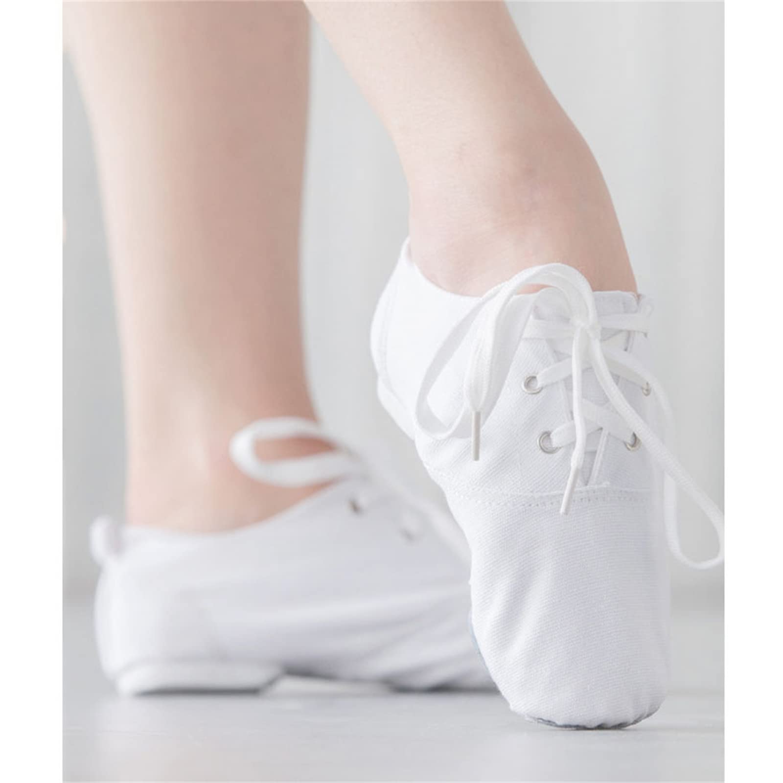 Jazz Dance Shoes Canvas Split Sole Ballet Yoga Dance Shoes Respirant Tampon pour Enfant Adulte Femme