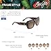 Maui Jim Women's Two Steps Polarized Fashion Sunglasses, Tortoise/HCL® Bronze, Medium