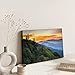 Sunset Mountain Wall Art for Living Room, Blue Ridge Mountain Picture Nature Canvas Prints National Park Landscape Poster Photo Trees Forest Painting Framed Artwork Home Office Decorations 12x16”