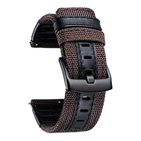 BINLUN Correa de Reloj Lona para Hombre Mujer Cover