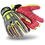 HexArmor Cut and Heat Resistant Impact Protection Work Gloves | Rig Lizard® Series 2028X | Large