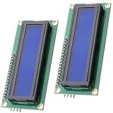 LGDehome IIC/I2C/TWI LCD 1602 16x2 Serial Interface Adapter Module Blue Backlight for Arduino UNO R3 MEGA2560( pack of 2)