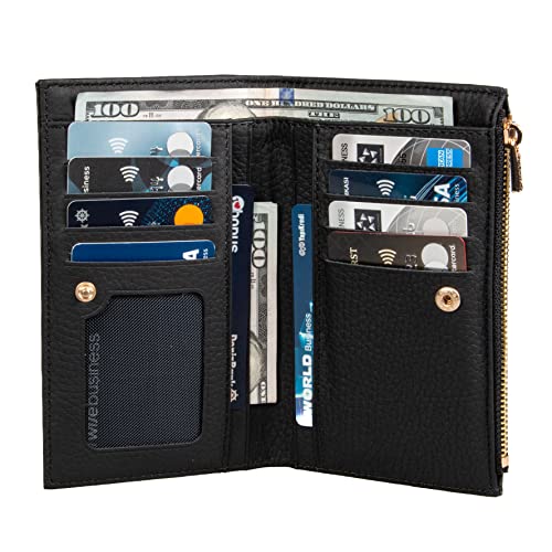 Image of Grande-2804 Women Wallet, Black, Wallet 2804, Minimalist