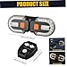 Bike Turn Signals Waterproof Remote Control 5 Mode Bike Tail Light with Right & Left Light 600mAh 30lm USB Rechargeable Yellow & Red LED Rear Bike Light for Night Riding Light