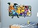 HQSM Pegatinas de pared Pokémon Wall Decal Videojuego móvil Adhesivo mural decorativo vinilo 3d habitación de niños