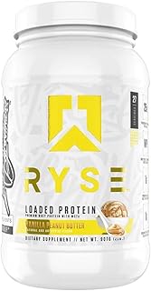 Ryse Core Series Loaded Protein | 25 Grams of Protein Per Serving | Whey Isolate & Whey Concentrate | Added MCTs | 2LBS 907g | 27 Servings Per Container (Vanilla Peanut Butter)