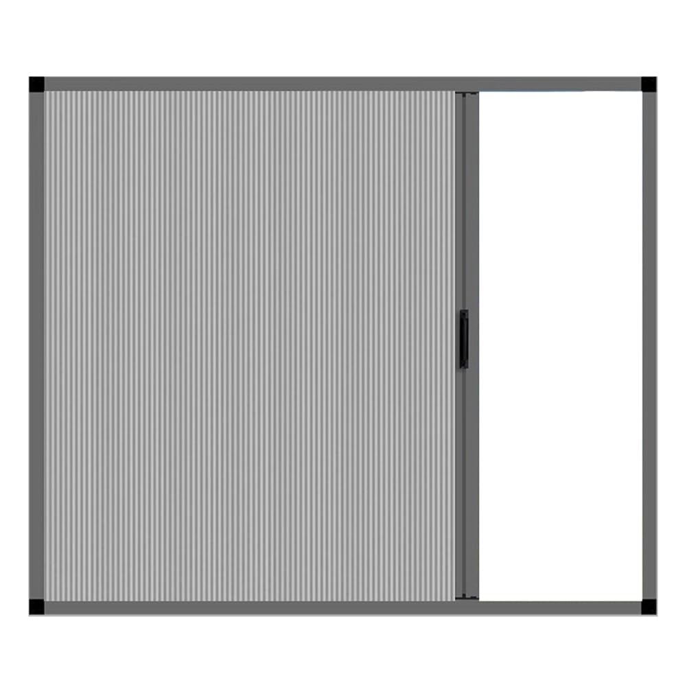 Sxlawesom Sliding Window Aluminum Shades Blinds Horizontal Sliding Window Prefabricated Window Frame No Drilling Required(1200x1200mm)