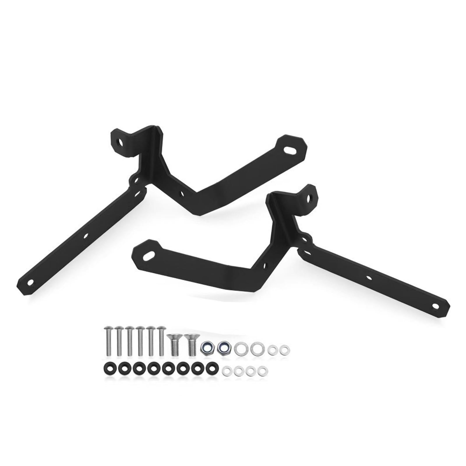 Ouqaerm Black Fit For Bmw R 1300 Gs Adv 2023-2025 R1300gs Motorcycle Fog Lights Auxiliary Brackets Driving Lamp Spotlight Bracket Headlamp Bracket(Black)