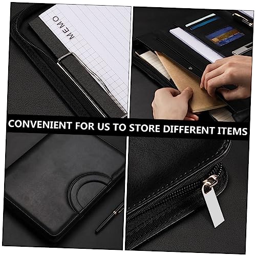 Classeur cuir porte-documents affaires zippé HOMSFOU - 6