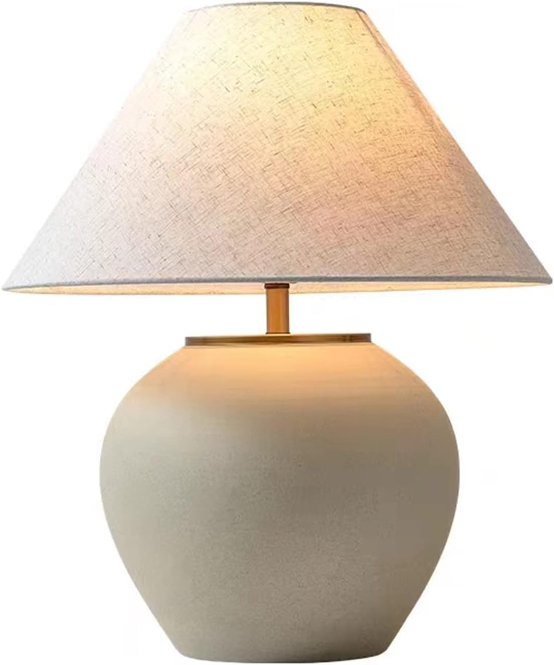 YUJUNDZSW Farmhouse Handmade Ceramic Table Lamp, Southwest