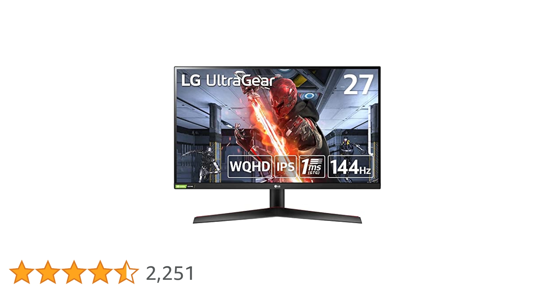 LG ゲーミングモニター UltraGear 27インチ 27GN65R-B LGエレクトロニクス UltraGear 27GN65R-B [27インチ] 価格比較