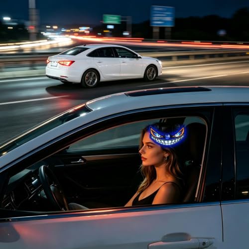Ojos LED inalámbricos para parabrisas de coche que eliminan cables y pilas 2