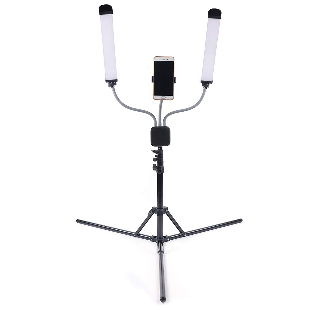 USB Wimpernverlängerung Lampe Arbeitsplatzleuchte LED w/Handyhalter 224 LEDS Arbeitsplatzleuchte Schreibtischleuchte Beleuchtung USB mit Handyhalter