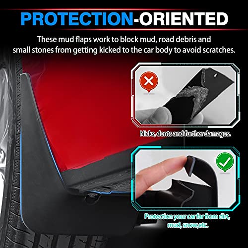 Image of Autorder Mud Flpas Splash Guards for Mazda CX-30 CX30 2020-2025 Accessories Mudflap Fender Flares Front and Rear Mud Guard Set 4PCS
