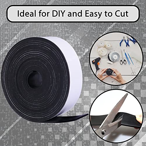 Nabowan BJ-15253000 Self Adhesive Rubber Strips 1/16 Inch (.062") Thick X 1 Inch Wide X 120 Inch Long thumb #3