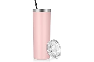 VEGOND 20 oz Skinny Tumbler-Light Pink