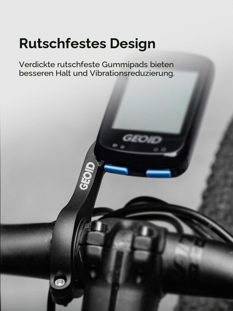 GEOID Fahrradcomputer-Halterung, Vorderhalterung für Fahrradcomputer für Rennrad, kompatibel mit Garmin Wahoo Bryton Magene Cycplus CooSpo XOSS mit GoPro Action-Kamera und Licht Sport & Freizeit