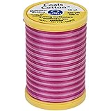 Coats Cotton Machine Pink Passion Quilting Thread, 225 yd, Multicolor