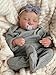 TERABITHIA 19 Inches Premie Baby Size Lifelike Reborn Baby Doll Crafted in Silicone Vinyl Full Body Anatomically Correct Realistic Sleeping Newborn Girl Dolls Look Real, May God Bless You