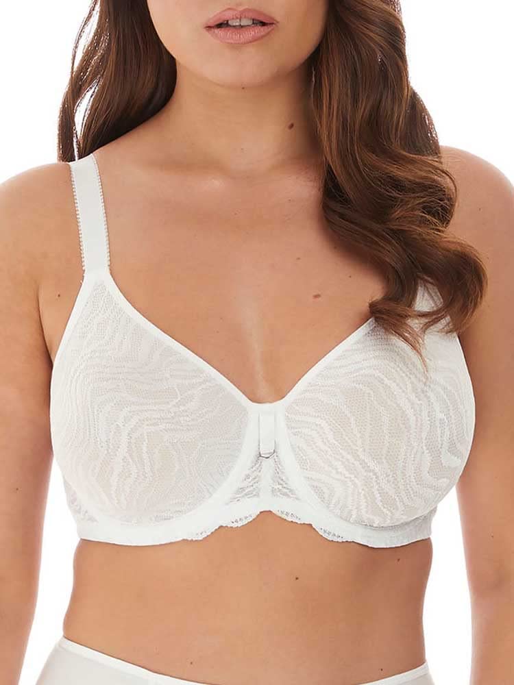 Fantasie Women's Impression Underwire Molded Bra with J-Hook, White, 30E