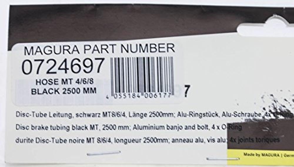 Magura – Rohr 724697 Bremse-Hydraulik. 2,5 m MT4/5/6/7/8