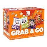 SkinnyPop Sweet & Salty Variety Pack, SkinnyPop Original and Kettle Corn, Dot's Cinnamon Sugar Pretzels, Reese's Popcorn, On-the-Go Snacks, Individually Sized Bags, (15 Count)