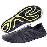 YQXCC Water Shoes Mens Womens Quick Drying Slip-On Aqua Shoes for Beach Surf Swim Driving Boating Yoga