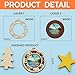 Lerime66 Acadia National Park Christmas Ornament, 2 Layer Wood Laser Cut Design, Holiday Tree Decoration, Travel Souvenir Gift, Lighthouse, Coastal & Hiking Memory