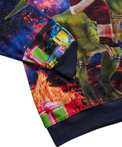 Threadcraft Mens Ugly Christmas Sweater Elf Santa Pullover Hoodie | Warm Festive Novelty Knit, Cozy Everyday Comfort For Holiday Parties, Family Photos, And Winter Gatherings 5 Threadcraft Mens Ugly Christmas Sweater Elf Santa Pullover Hoodie | Warm Festive Novelty Knit, Cozy Everyday Comfort For Holiday Parties, Family Photos, And Winter Gatherings - Image 6