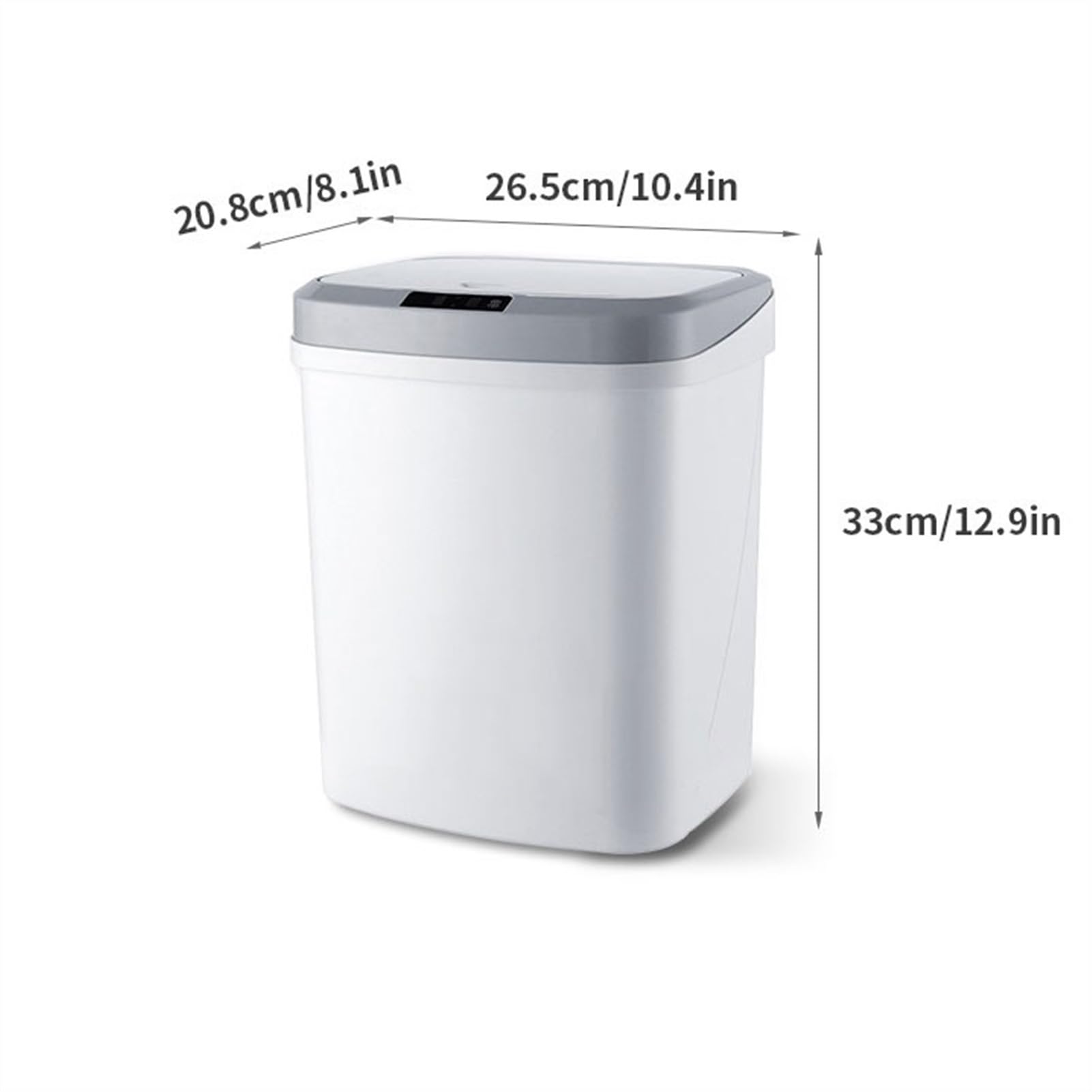 ENGENDER Bidone della Spazzatura per Ufficio Pattumiera Secchio di Carta Elettrico Moderno Casa Camera da Letto Soggiorno Cucina Bagno Cestino Cestino (Color : A, Size : S)