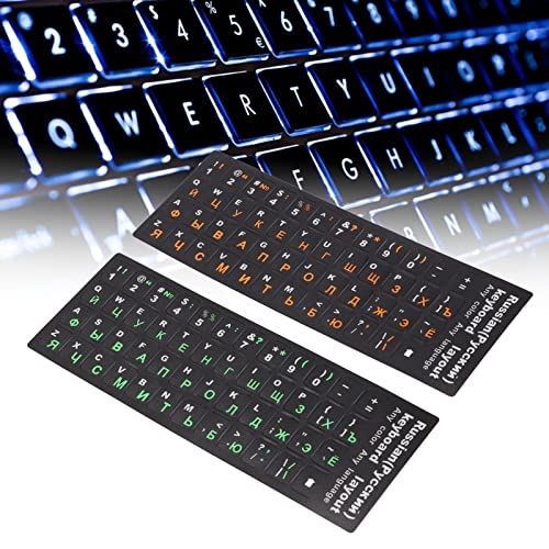 Hilitand pegatinas teclado ruso para laptop 10-17" miniatura 5