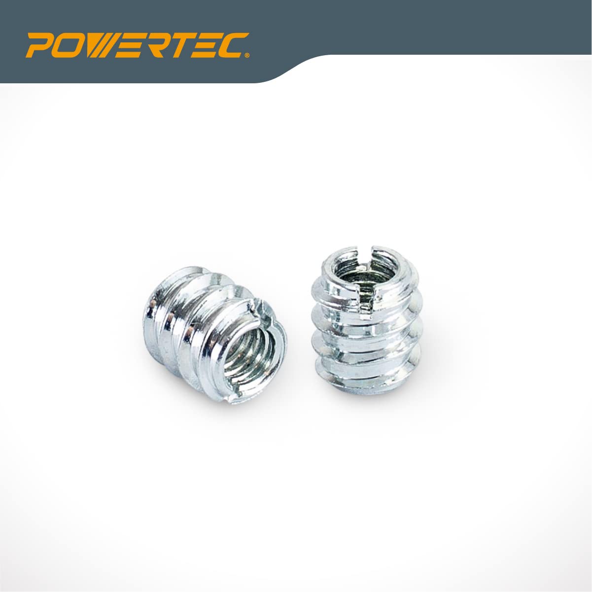 Amazon.co.jp: POWERTEC 71814 1/4インチ-20 ねじ込みインサート