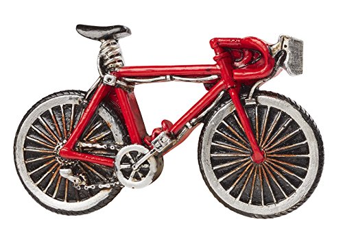 Hobbyfun Mini Deko Fahrrad rot 8,5 cm Figur Dekoration