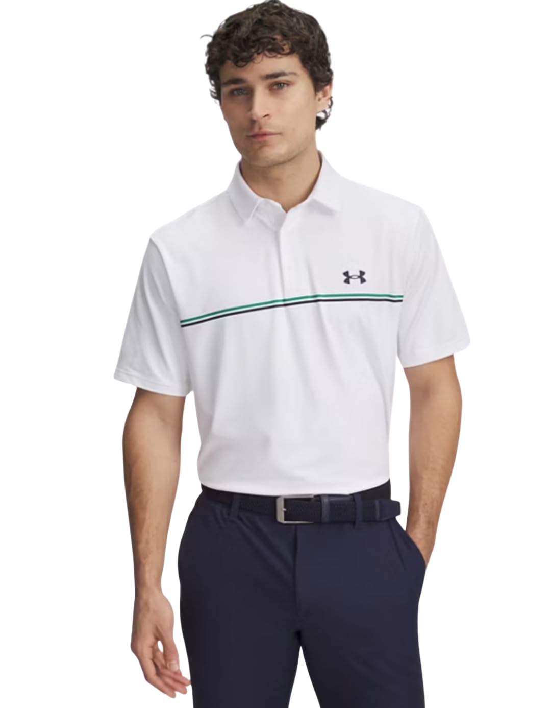 Under Armour Herren UA Playoff 3.0 Streifen Loose Fit Poloshirt