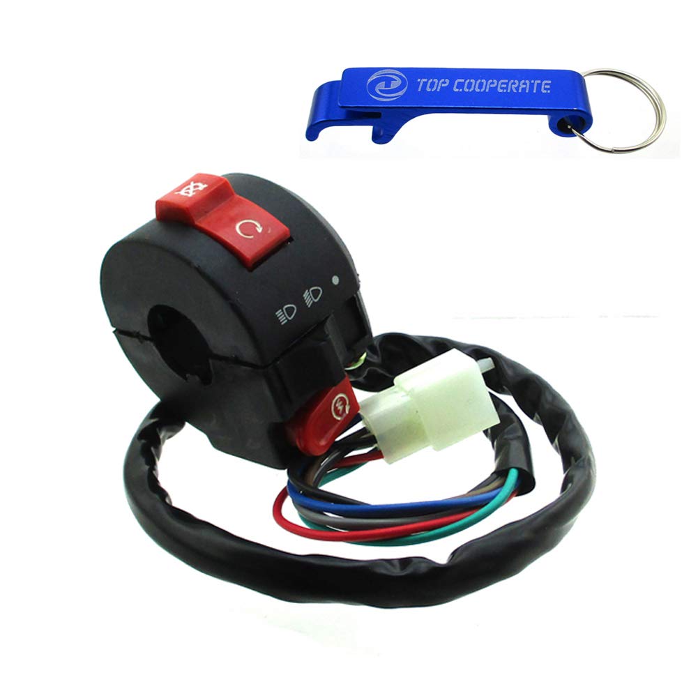 Buy TCMotor Kill Starter Light Switch Assembly 3 Function 7 Wire Male